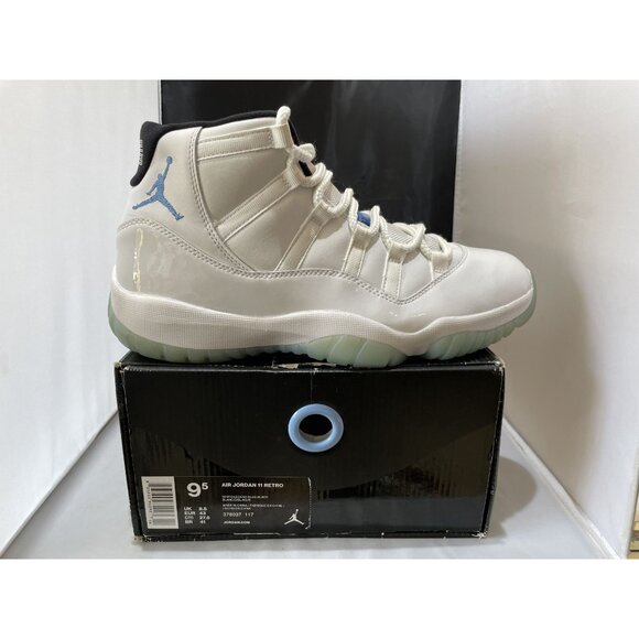 Air Jordan 11 Retro 'White/Legend Blue-Black' 378037 117 - Picture 8 of 8